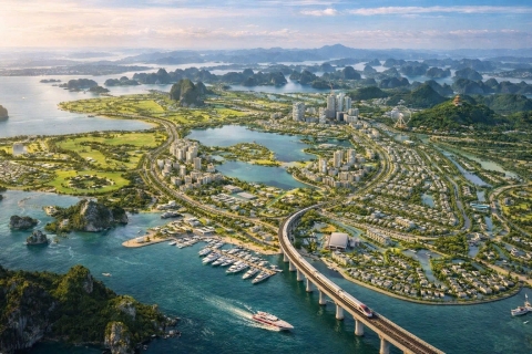 Siêu đô thị 18 tỷ USD chưa từng có trong lịch sử đang được xây dựng ở Quảng Ninh