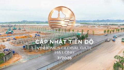 Cập nhật tiến độ công trường Vinhomes hạ long xanh tháng 7